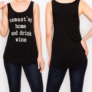 Namast’ay home and drink wine tank